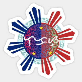 Baybayin word Lakas (Strength) Sticker